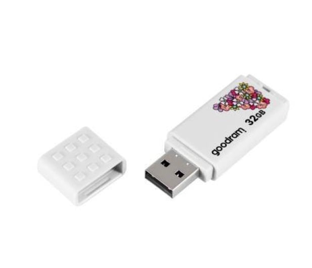 GOODRAM 32GB UME2 odczyt 20MB/s USB 2.0 spring white - 1123107 - zdjęcie 3